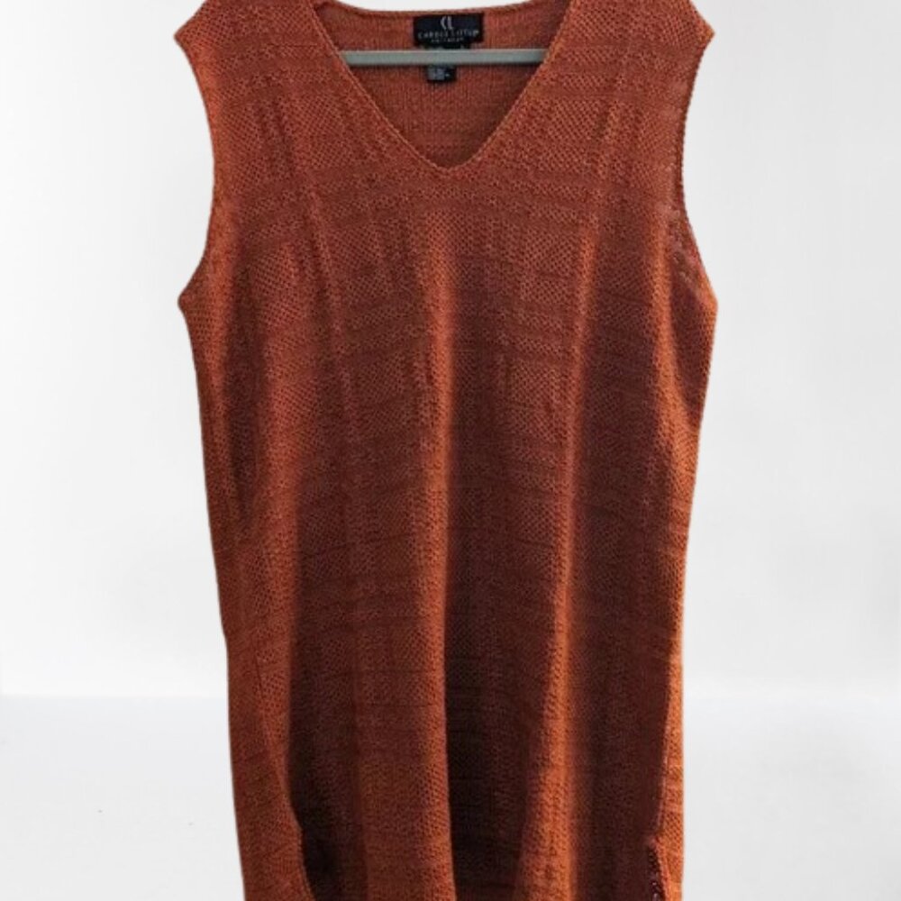 Carole Little Vintage 90s Knitwear Sleeveless Dress/Tunic